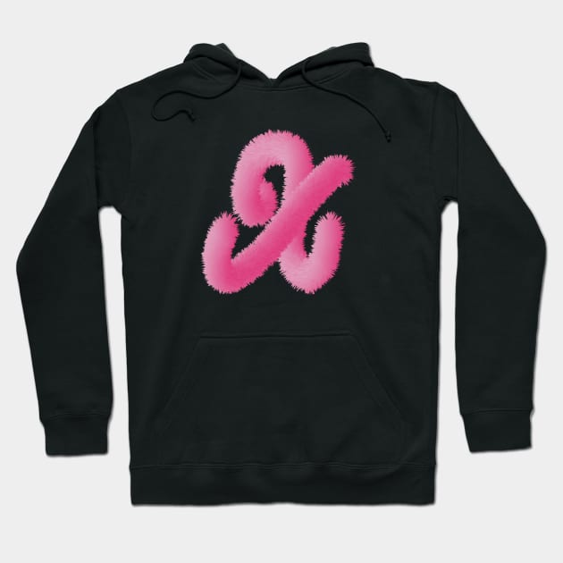 x Pink Animal Initials Hoodie by desingmari